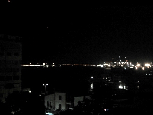Suez Canal by night