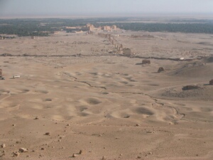 Palmyra - from the castle hillside