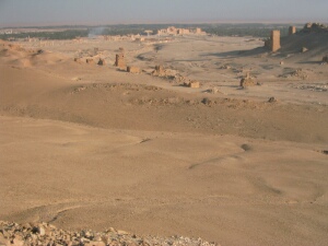 Palmyra - from the far tombs