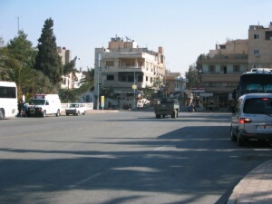 looking back into Tadmor from the main square