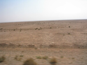 vast desert nothingness